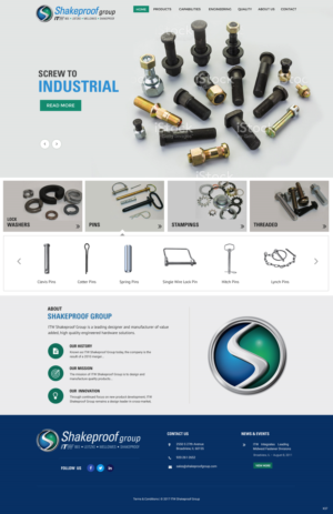 Web Design par pb pour ITW Shakeproof | Design : #17209100