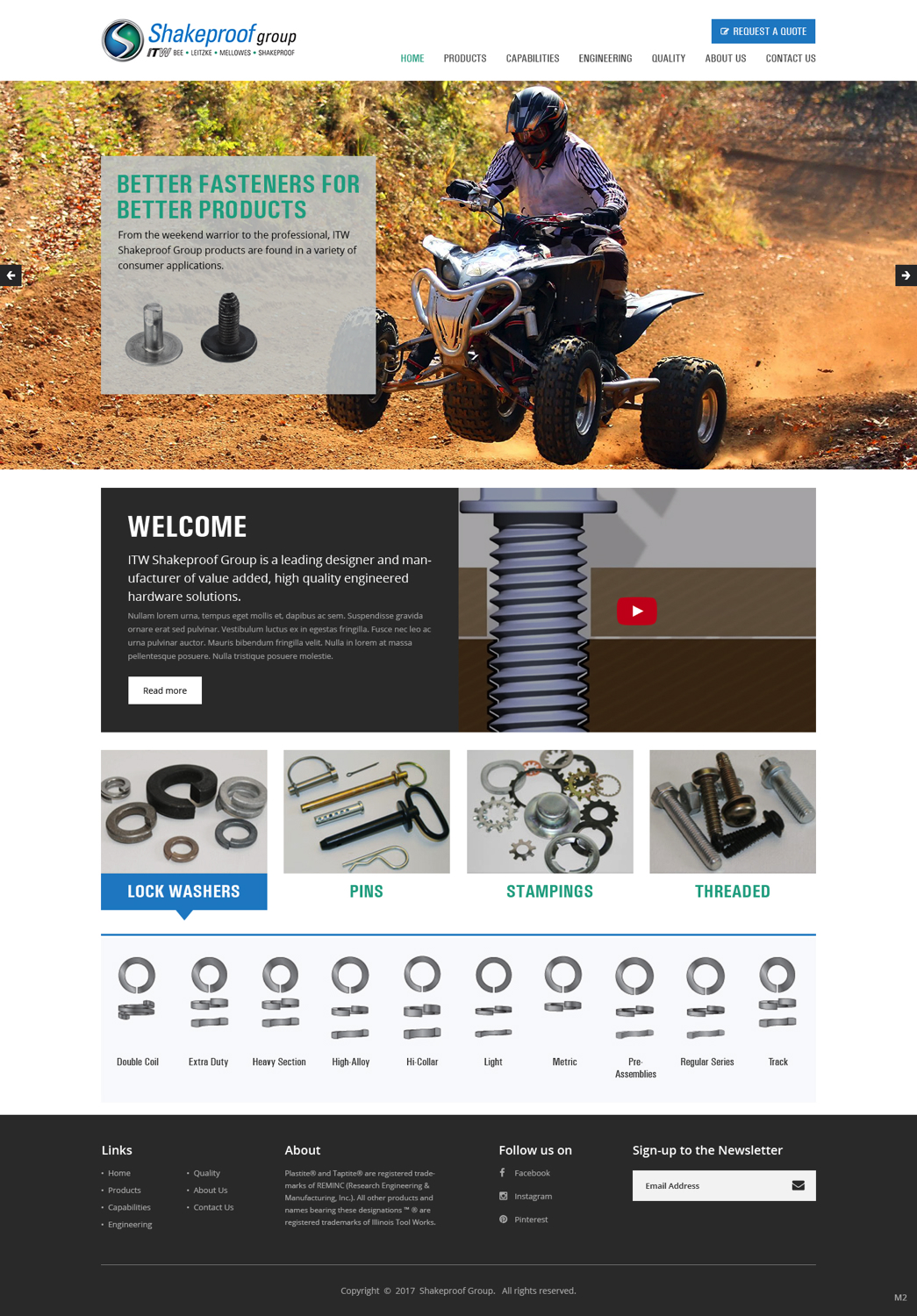 Web Design par pb pour ITW Shakeproof | Design : #17209103