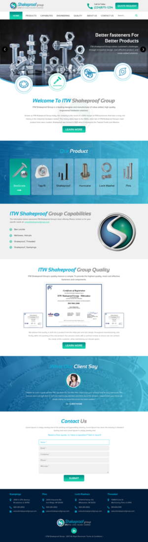 Web-Design von rightway für ITW Shakeproof | Design: #17256288