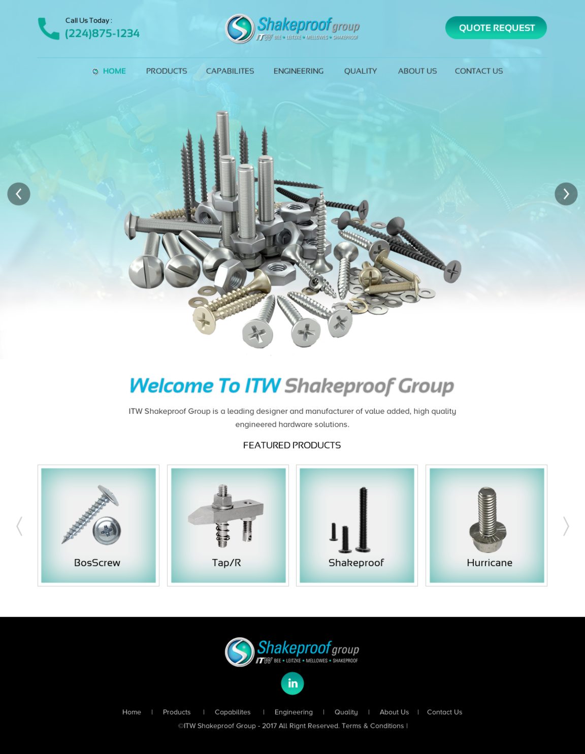 Web Design by rightway for ITW Shakeproof | Design #17256290