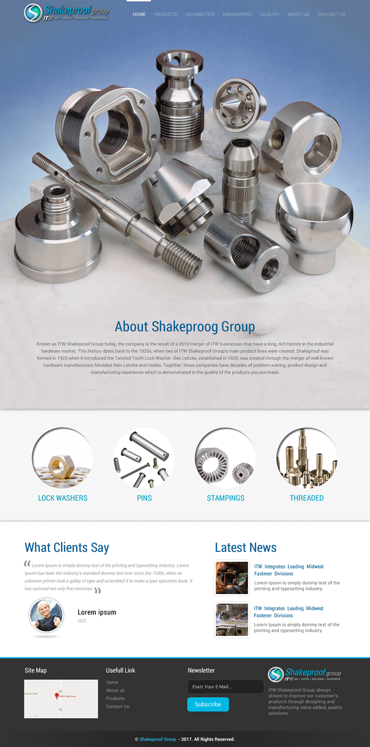 Web Design by rightway for ITW Shakeproof | Design #17256300