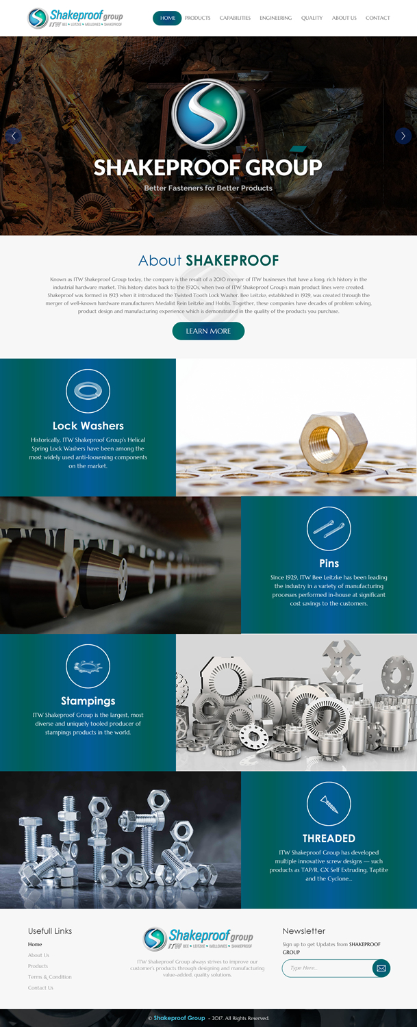 Web Design by rightway for ITW Shakeproof | Design #17256302