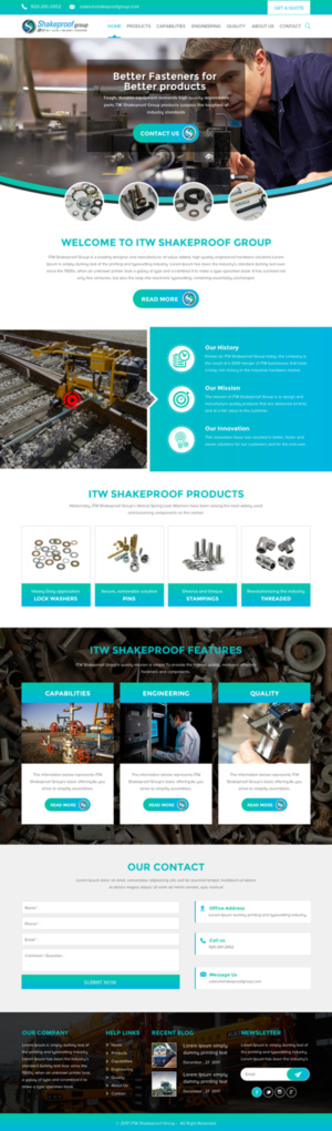 Web-Design von rightway für ITW Shakeproof | Design: #17256303