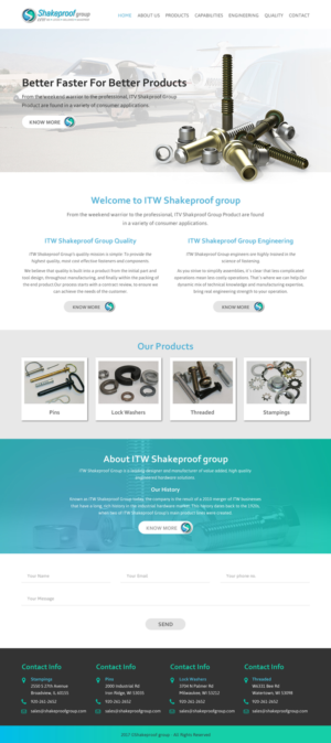 Web Design par rightway pour ITW Shakeproof | Design : #17256309