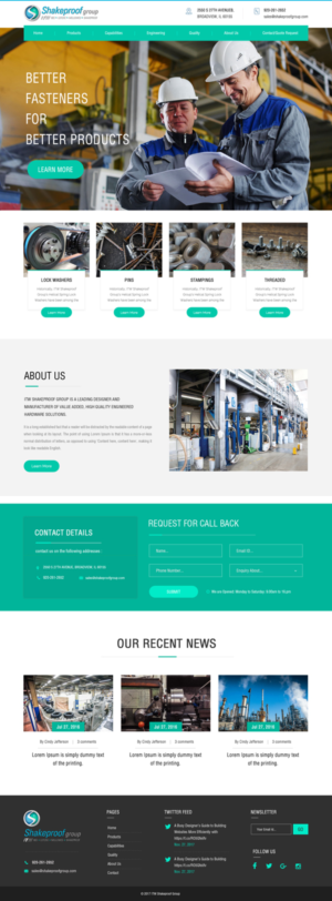Web-Design von Dream Logo Design für ITW Shakeproof | Design: #17208878