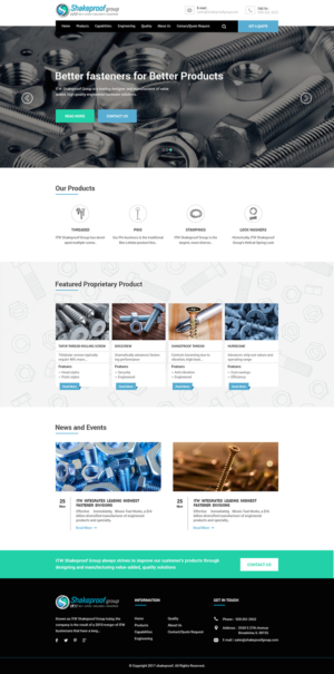 Web-Design von PiXthemes für ITW Shakeproof | Design: #17324742