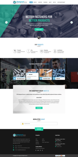 Web-Design von PiXthemes für ITW Shakeproof | Design: #17325023
