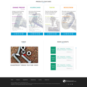 Web-Design von CEcraft für ITW Shakeproof | Design: #17237351