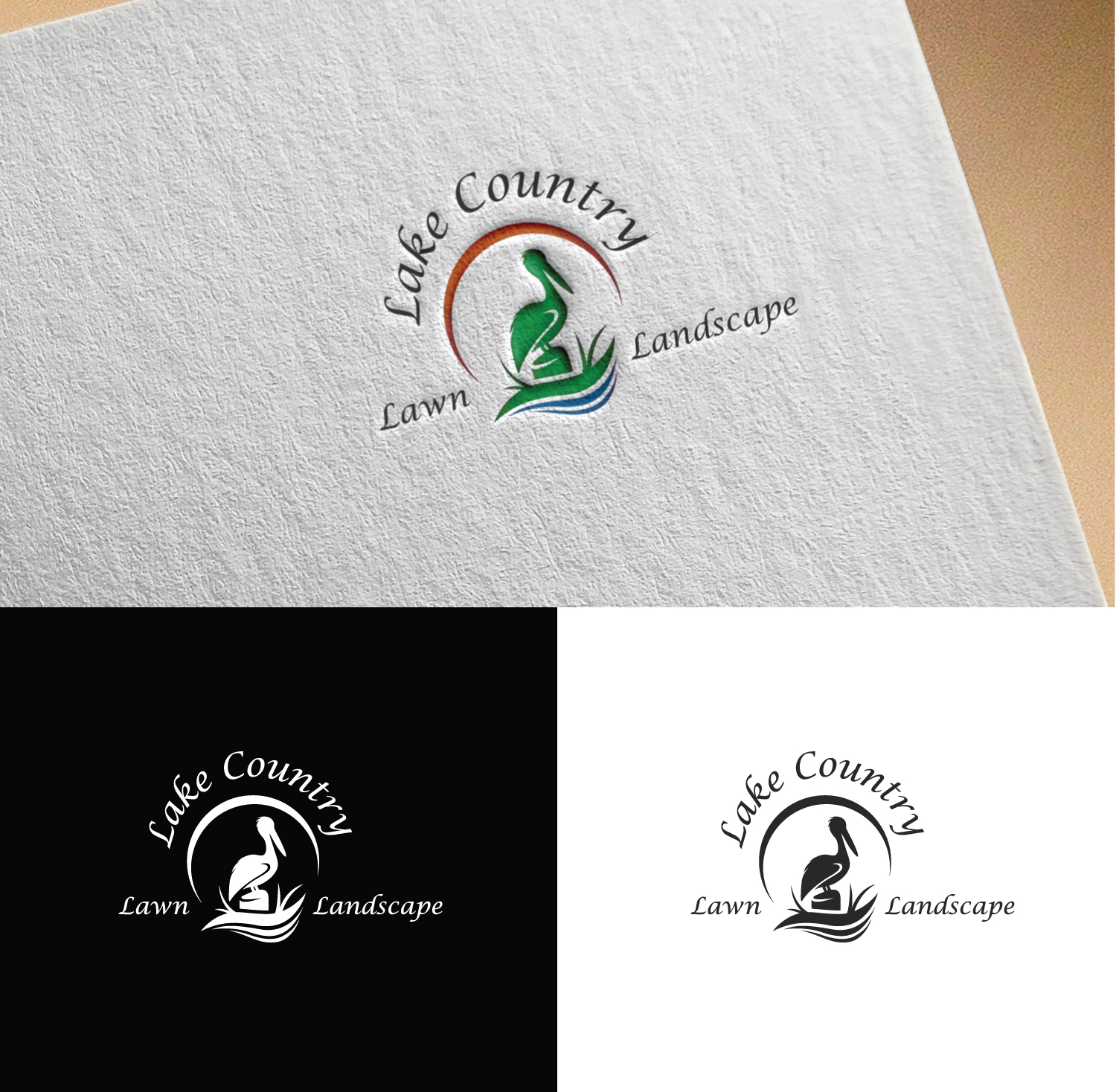 Serious Colorful Landscaping Logo Design For Lake Country Lawn And Logo Design By Anonrotide For Lake Country Lawn And Landscape 17227745