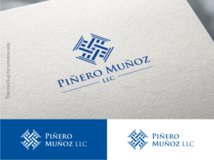 Piñero Muñoz LLC | Logo Design by Atvento Graphics