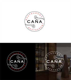 Caña Restaurant  or just Caña  | Logo Design by *mary