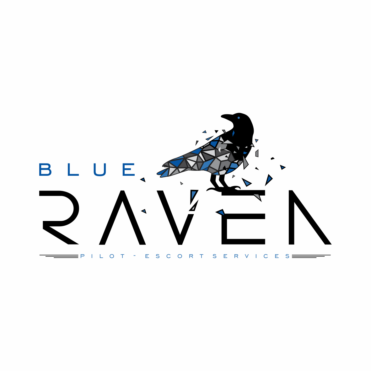 Design de Logo par Petar 7 pour Blue Raven Pilot Escorts  | Design #17338810
