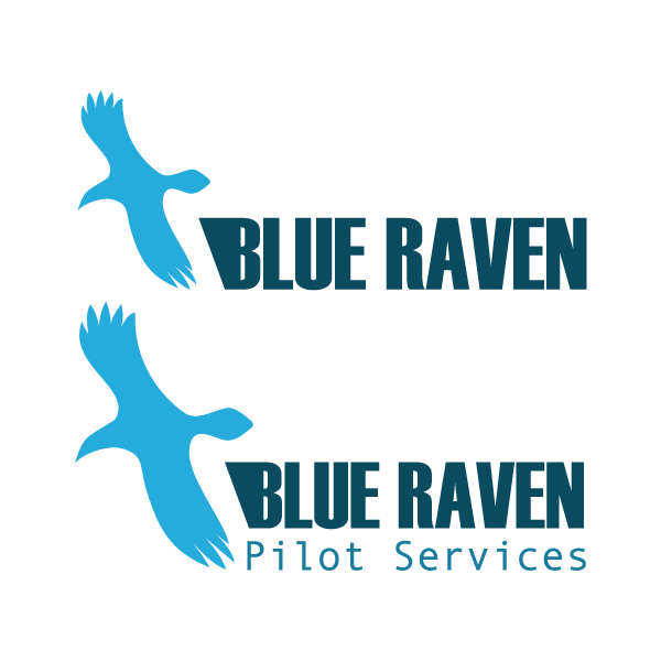 Diseño de Logo por Treelly para Blue Raven Pilot Escorts  | Diseño #17333572