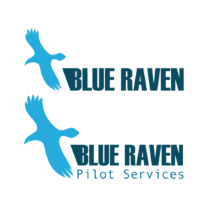 Logo Design by Treelly for Blue Raven Pilot Escorts  | Design: #17333572