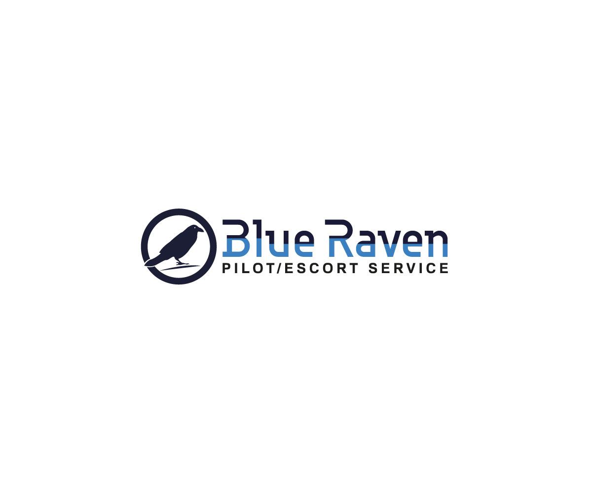 Logo Design by Unicgraphs for Blue Raven Pilot Escorts  | Design #17357486