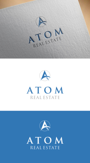 ATOM Real Estate | Diseño de Logo por fatiyadesign