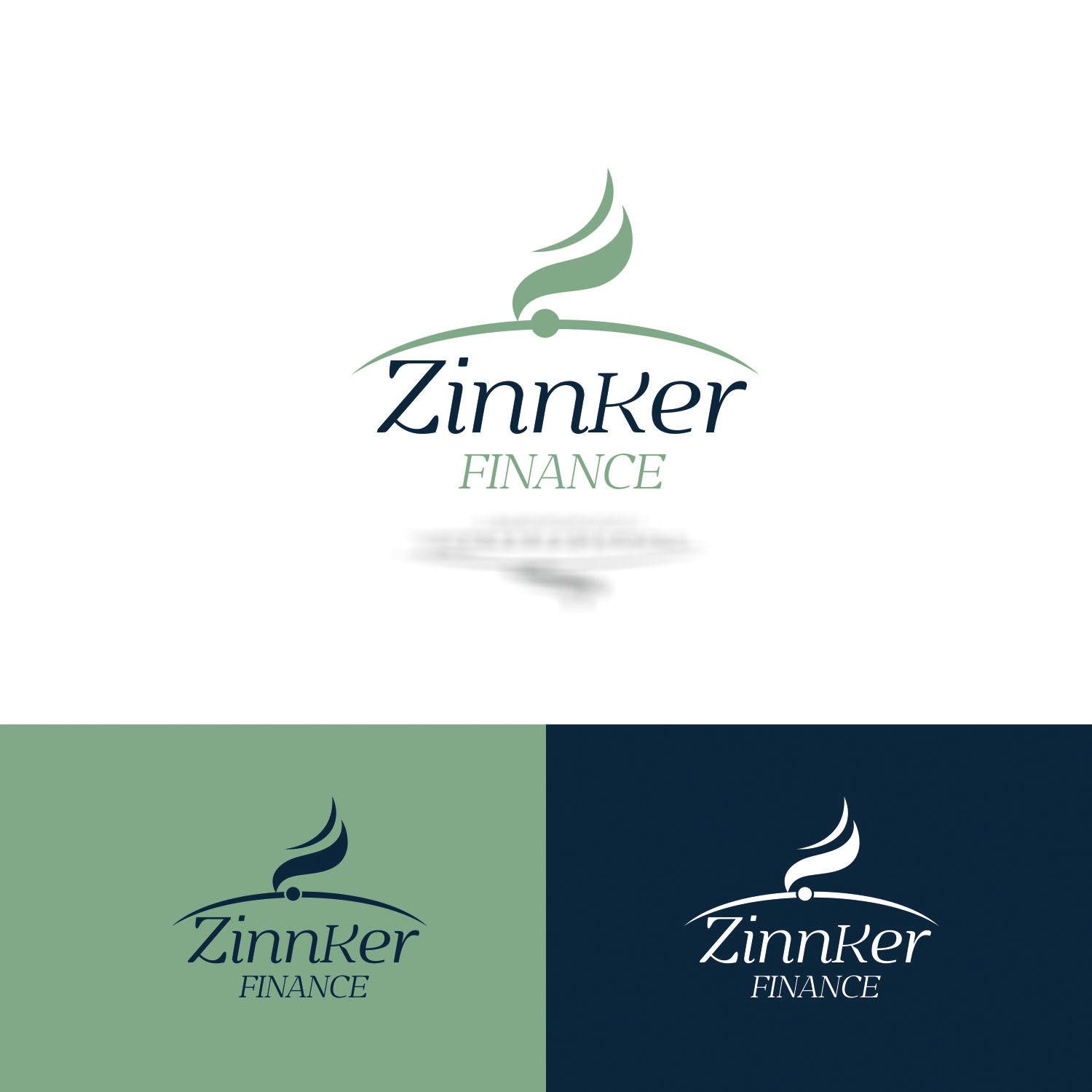 Logo and Business Card Design by angelcolmenares3 for Zinnker Finance | Design #17315017