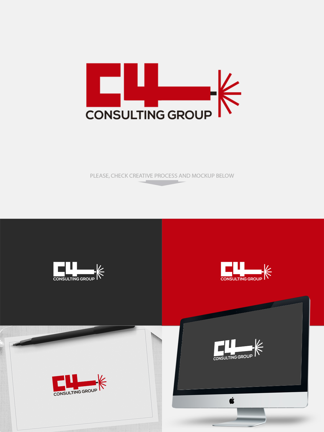 Logo Design by rafaeldsgn for C4 Consulting Group | Design #17243069