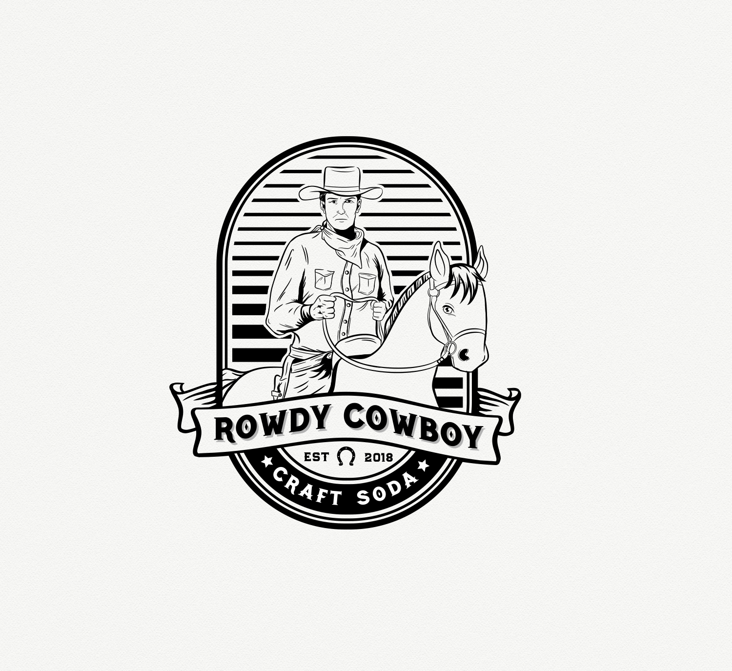 Logo Design by Ankit Bhattarai for Rusted Rodeo Craft Soda | Design #17255847