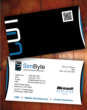 Business Card Design by visual arts