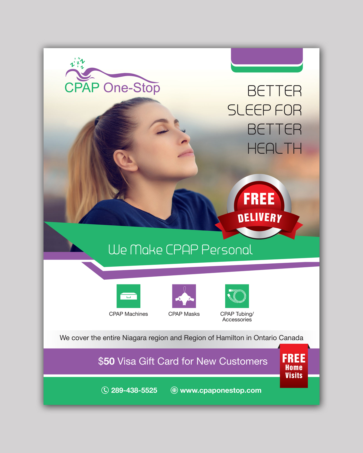 Flyer Design by decorusads for CPAP One-Stop | Design #17254564