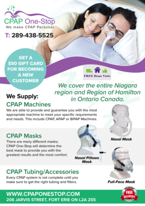 Flyer Design by Jason Bernard Designs for CPAP One-Stop | Design #17227996