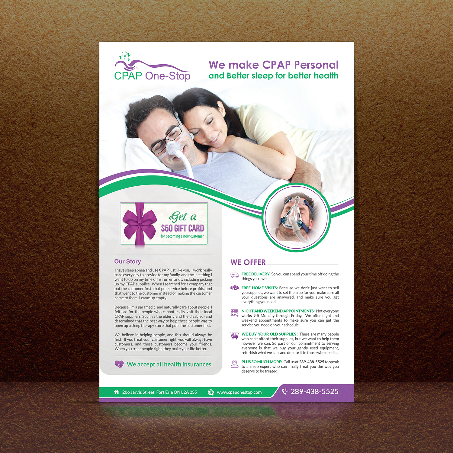 Flyer Design by debdesign for CPAP One-Stop | Design #17242166