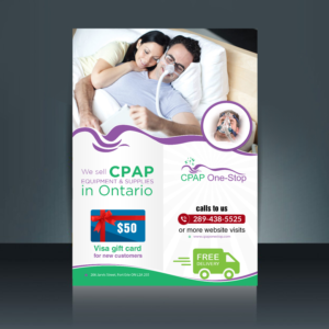 Flyer Design by creative.bugs for CPAP One-Stop | Design: #17242859