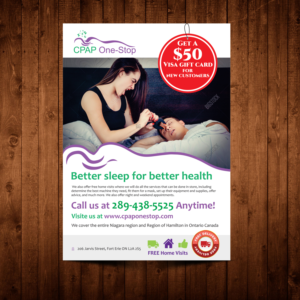 Flyer Design by ecorokerz for CPAP One-Stop | Design: #17250607