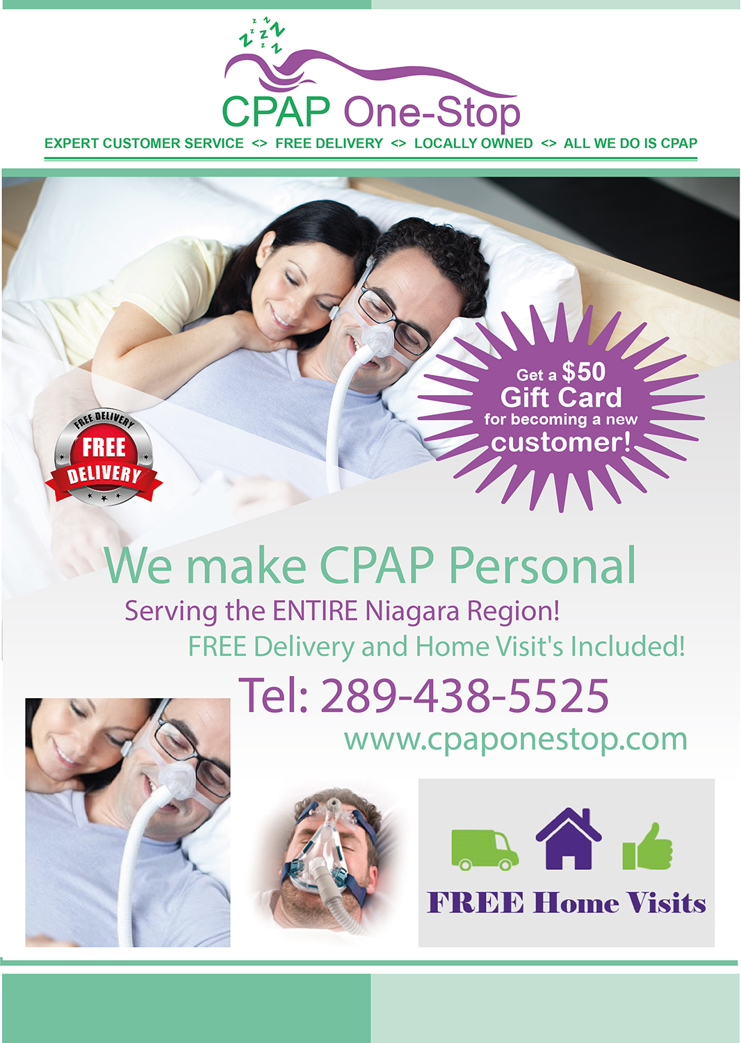 Flyer Design by I9criativo for CPAP One-Stop | Design #17298182