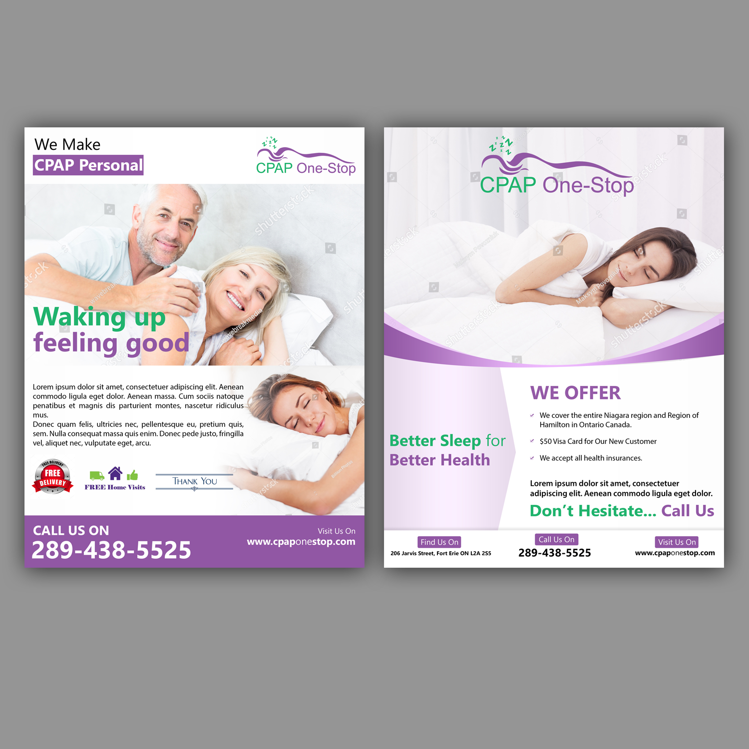 Flyer Design by Schöpfer for CPAP One-Stop | Design #17252095