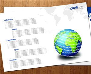 Brochure Design by Ritesh Singh for ReliableWords, Inc. | Design: #635586
