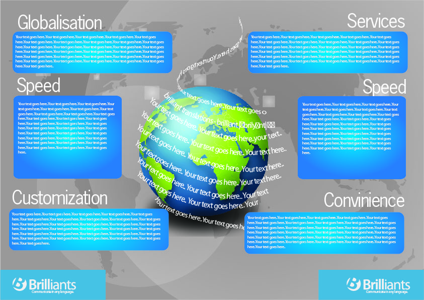 Brochure Design by Ritesh Singh for ReliableWords, Inc. | Design #643896