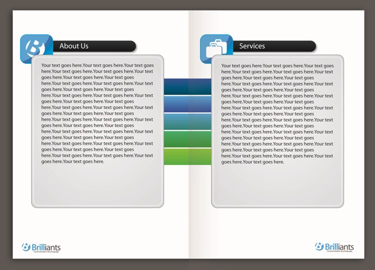 Brochure Design by Ritesh Singh for ReliableWords, Inc. | Design #650072
