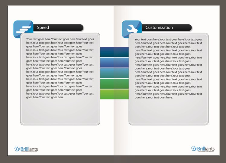 Brochure Design by Ritesh Singh for ReliableWords, Inc. | Design #650095