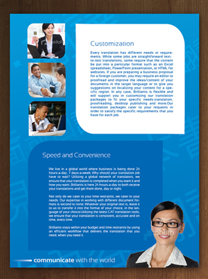 Brochure Design by MNM for ReliableWords, Inc. | Design: #656819