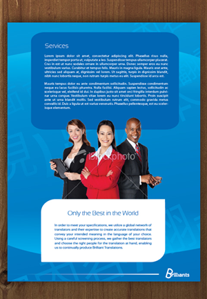 Design de Brochure par MNM pour ReliableWords, Inc. | Design : #667559