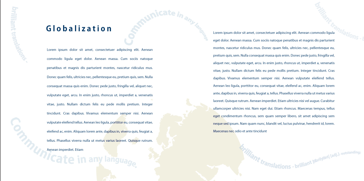 Brochure Design by Impressive Solutions for ReliableWords, Inc. | Design #649645