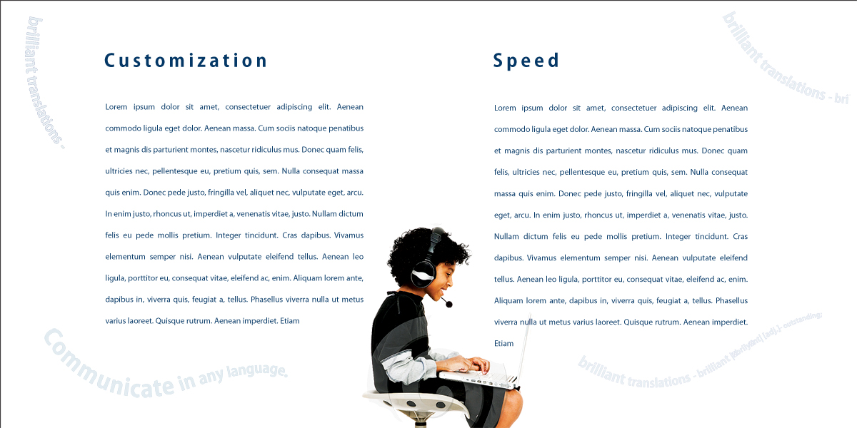 Brochure Design by Impressive Solutions for ReliableWords, Inc. | Design #649651