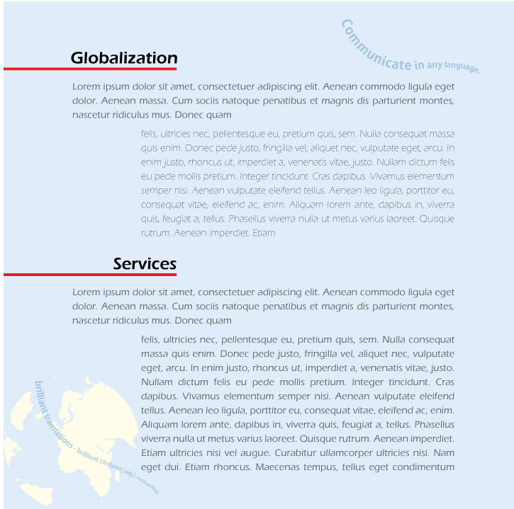 Brochure Design by Impressive Solutions for ReliableWords, Inc. | Design #662932