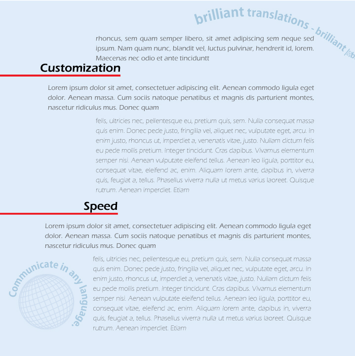 Brochure Design by Impressive Solutions for ReliableWords, Inc. | Design #662938