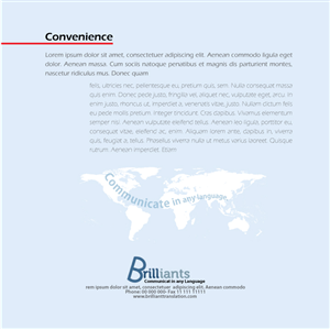 Brochure Design by Impressive Solutions for ReliableWords, Inc. | Design: #662941