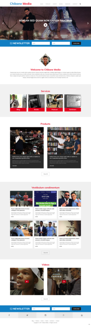 Web Design by pb for Chibane Media LLC | Design: #17236802