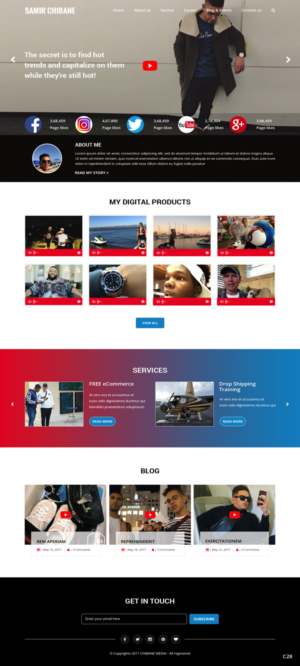 Web Design by pb for Chibane Media LLC | Design: #17246642