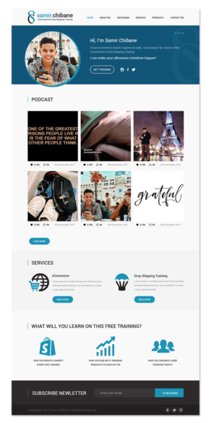 Diseño Web por primarydesigner2k9 para Chibane Media LLC | Diseño #17243192