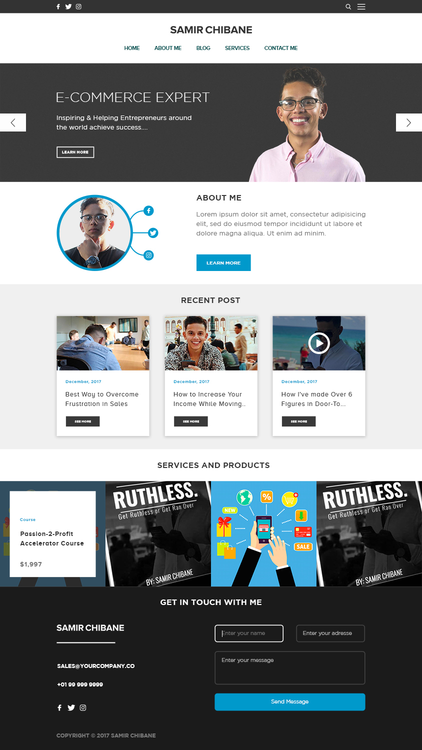 Web Design by weekidesigner for Chibane Media LLC | Design #17243464