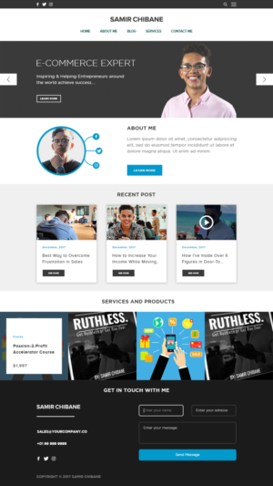 Web Design by weekidesigner for Chibane Media LLC | Design: #17243464