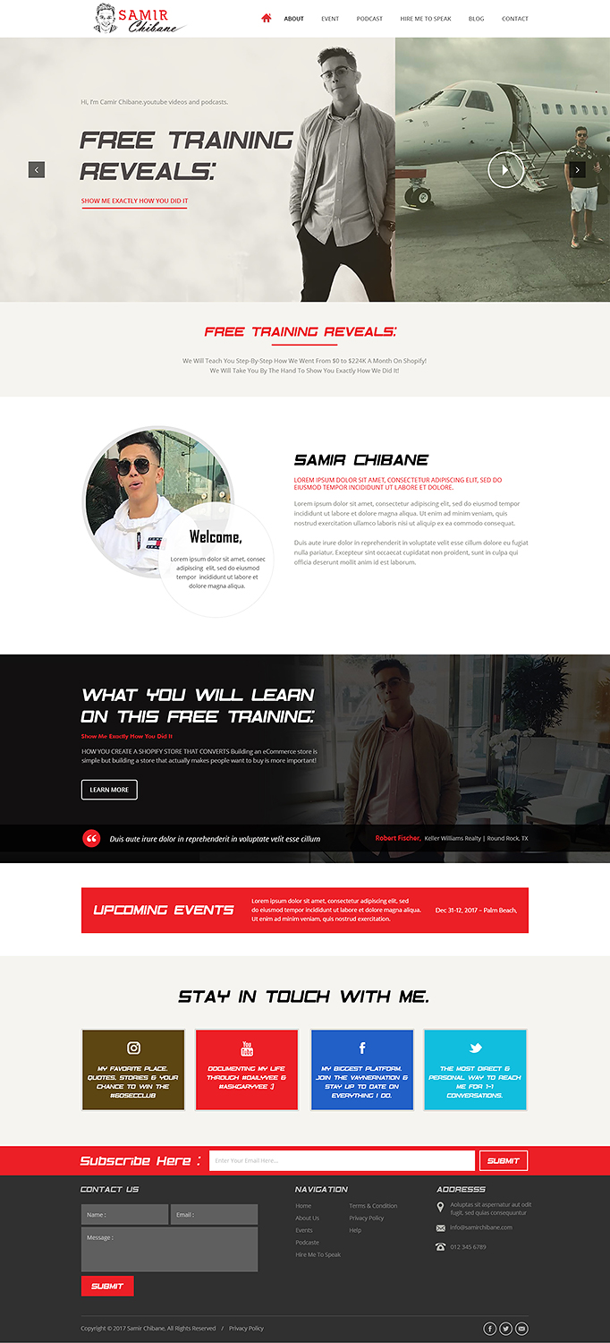 Web Design par PiXthemes pour Chibane Media LLC | Design #17262666