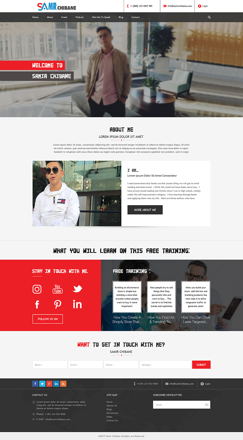 Web Design by PiXthemes for Chibane Media LLC | Design #17262869