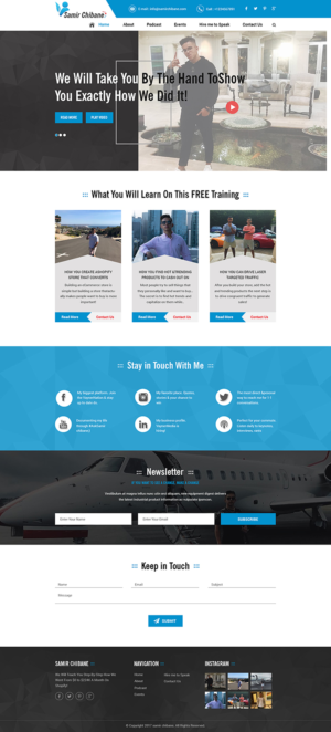 Web Design by PiXthemes for Chibane Media LLC | Design: #17262926